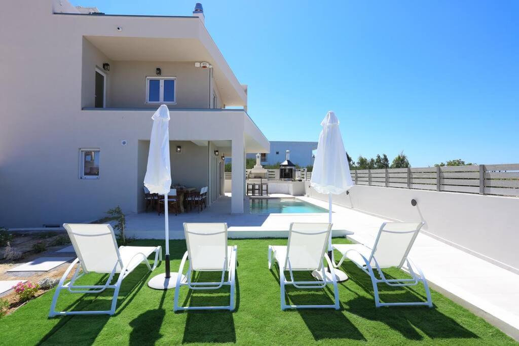 Villa Constantino With Heated Pool Kato Gouves Екстер'єр фото