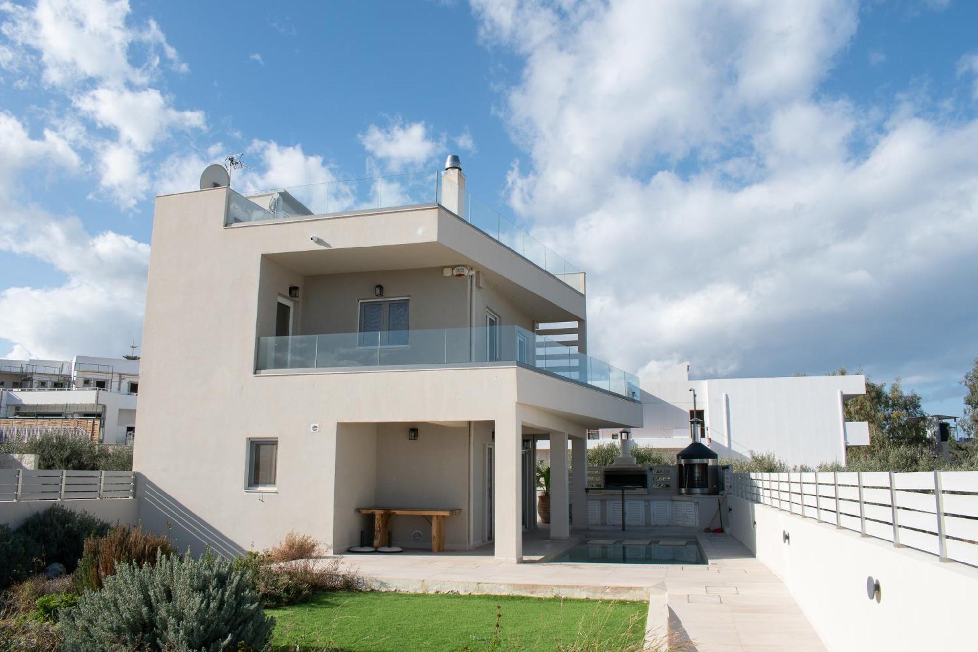 Villa Constantino With Heated Pool Kato Gouves Екстер'єр фото